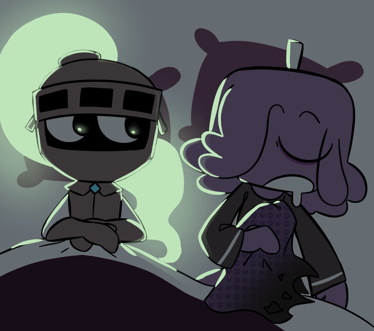 daimy_4nnele1n's tweet photo. Two mimir

#dandysworld #dandysworldfanart #dw #Flameknight https://t.co/UMBI1MBhwy