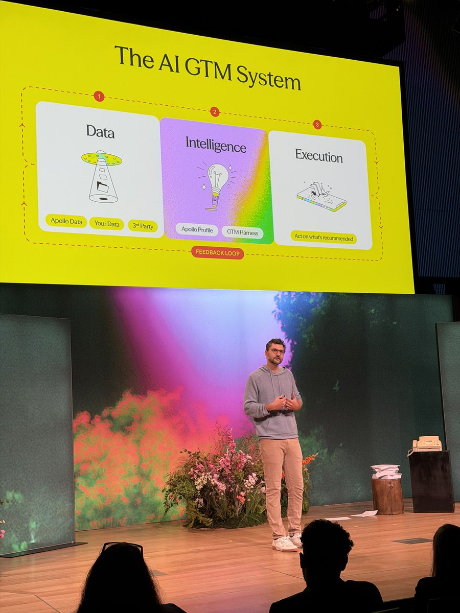 nunosanches's tweet photo. I’m at #ApolloNext26 event. Excited so far on the effective inclusion of the intelligence layer and the smooth experience for a coordinated marketing-sales-revops motion. Congratulations @MarkSieglock and @useapolloio team! https://t.co/CgnqAmHhoO