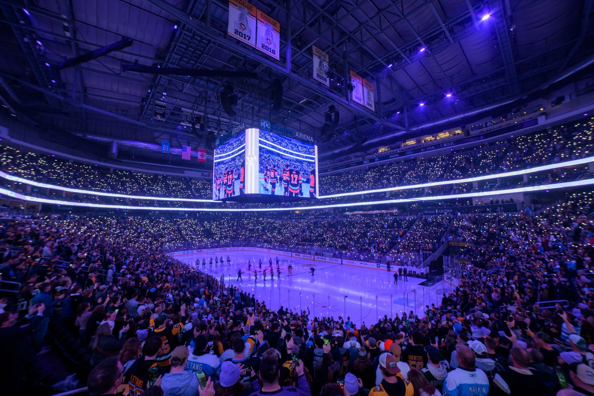 UPMC's tweet photo. Good luck to our partners the @penguins as they skate into their regular season tonight! We can't wait to see everyone back in the 'Burgh Saturday for the home opener! https://t.co/kekUYwZs0o