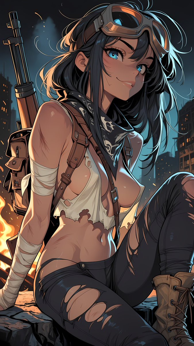 Neinonewon86's tweet photo. #WastelanderWednesday by @bluebunny996, @k_ai_ros_2, and @theway2377 https://t.co/OkNiD4yS0C