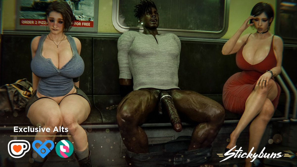 stickybunsNSFW's tweet photo. Average Raccoon City subway experience https://t.co/4iroBIh4iy