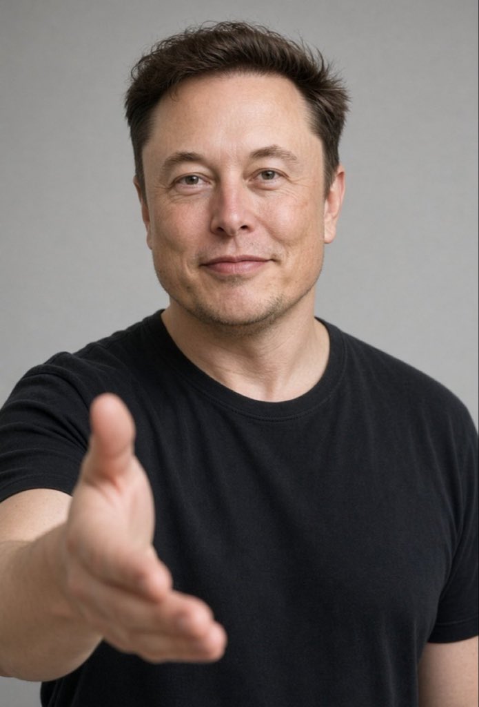 Elon7op's tweet photo. If you get a chance to meet Elon Musk, would you shake hands with him ?

1 - ○ Yes
2 - ○ No https://t.co/aDUrDTyB15