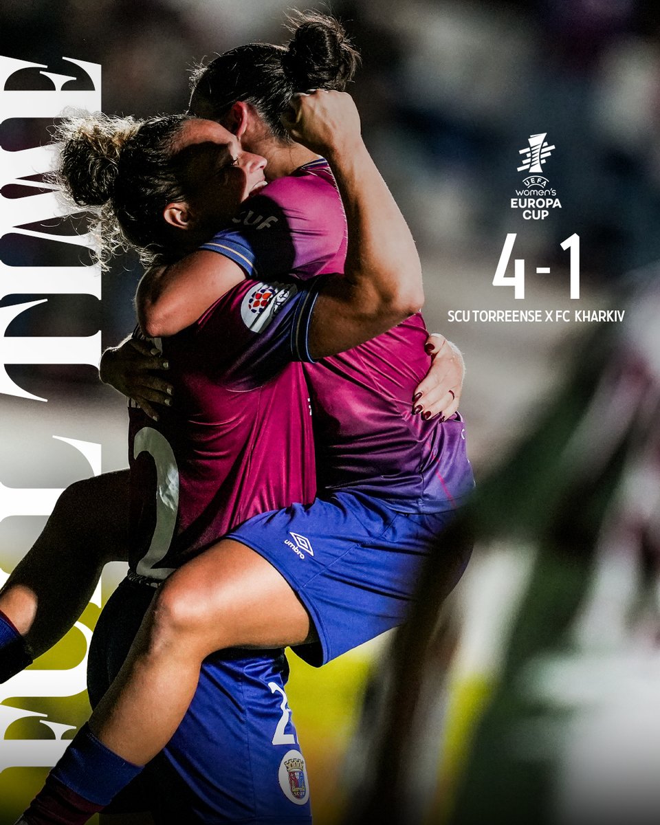 scu_torreense's tweet photo. ๐๐๐๐๐๐๐ ๐๐๐ ๐๐๐๐๐๐๐! โ
#SCUTFCMย | โน๏ธ Continuamos a fazer histรณria!
โฝ Jennie Lakip 25โ
โฝ Maile Hayes 49โ
โฝ Janaina Weimer 75'
โฝ Daniuska Rodriguez 84'
๐๐๐ ๐ฎ๐ข๐ฆ๐จ๐ฌ ๐ฃ๐ฎ๐ง๐ญ๐๐ฌ. ๏ฟฝ๏ฟฝ๏ฟฝ๐ด
#SouTorreense #UWEC https://t.co/ZGq3ln6xPY