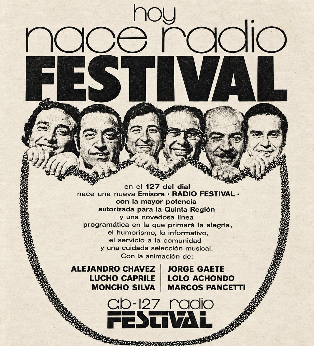 radio_festival's tweet photo. Hoy #RadioFestival cumple 50 Años de historias, cariños, anécdotas y noticias. Hemos acompañando a las Familias Festivaleras de Generación en Generación.
Hoy Queremos Dar Las Gracias, a cada uno de Ustedes porque sin su Sintonía Nosotros #LaNumberOne no existiríamos. https://t.co/5gYfc7Ju7E