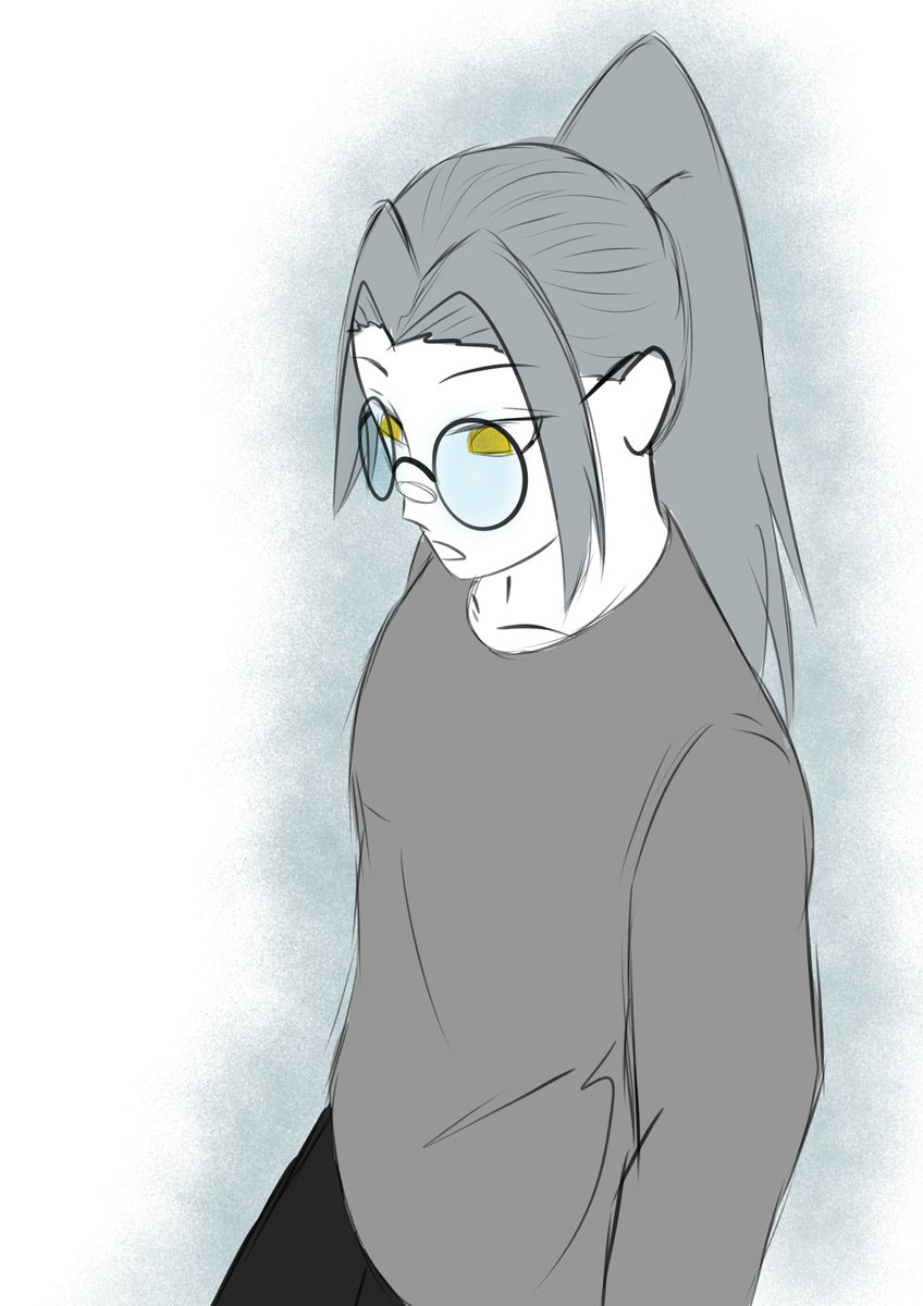 skajl_hitsu's tweet photo. I may not like drawing round glasses but I do LOVE drawing this oc of mine
#OC #drawing #art https://t.co/lkCQIRcjCY