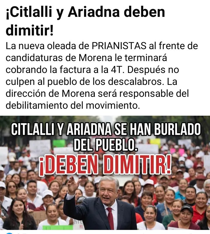 AlmaSaucedo18's tweet photo. La voz del pueblo dice que:
             👇🏻 https://t.co/aJsjAeLiJF