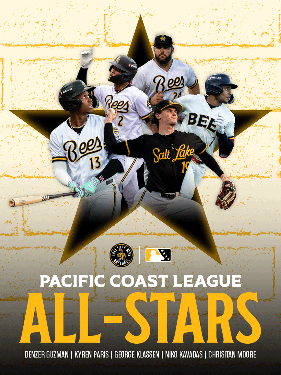 SaltLakeBees's tweet photo. ⭐️⭐️⭐️⭐️⭐️ count ’em https://t.co/pkcuh8DhTj