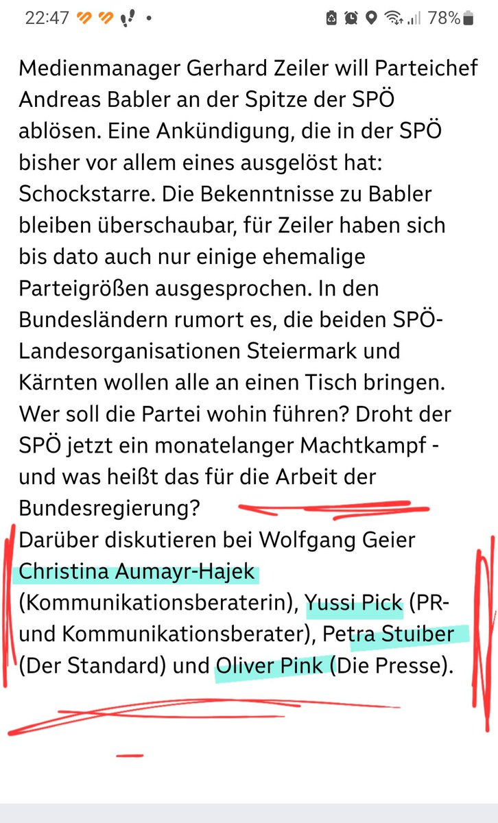 RudolfineZ's tweet photo. #zurSache ORF III 22:31 h
Teilnehmerkreis
Unpackbar!
#ZeilerNO @SPOE_at https://t.co/botAReNE5A