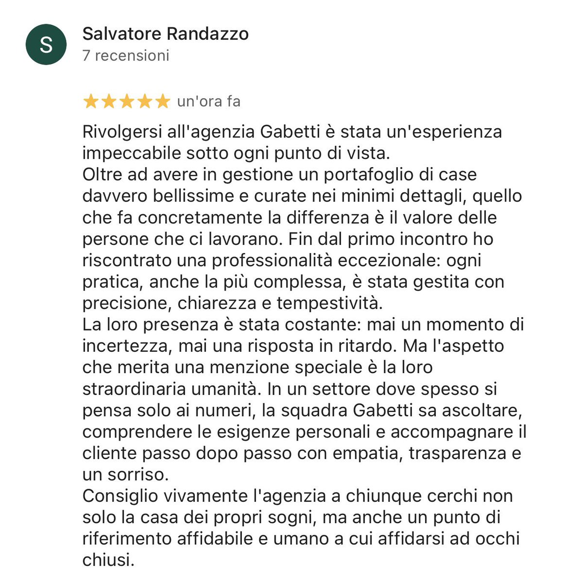 venderecasarg's tweet photo. Questa recensione merita di essere condivisa. https://t.co/1MtAHPl4WX