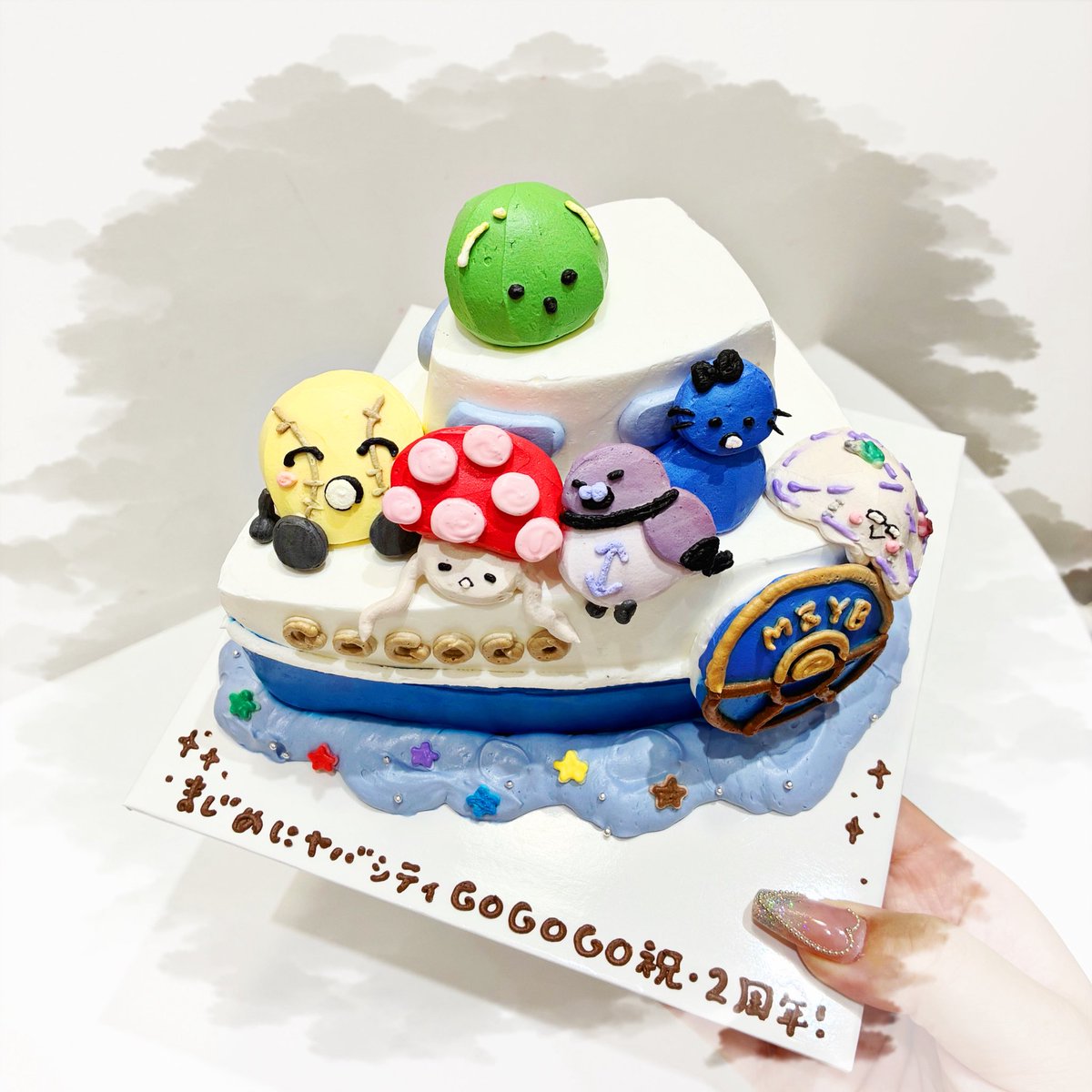 Nyanshort's tweet photo. #まじめにヤバシティ2周年 おめでとうございます、皆さんの楽しそうな姿を日々拝見できて幸せです💭💫
これからも沢山、楽しい活動が続けられますよう、心から応援しています𖤐 ̖́- https://t.co/iBTl3XIB6l