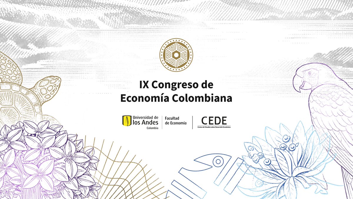 EconomiaUAndes's tweet photo. 1⃣El 1 y 2 de octubre, el IX Congreso de Economía Colombiana #CEC2026 reunirá en @Uniandes distintas voces para conversar sobre los principales retos de la economía colombiana.
Conoce las cuatro sesiones plenarias 🧵
#EconomíaUniandes #CEDE
https://t.co/Mzso3OOhUX https://t.co/BFtsL44o5J