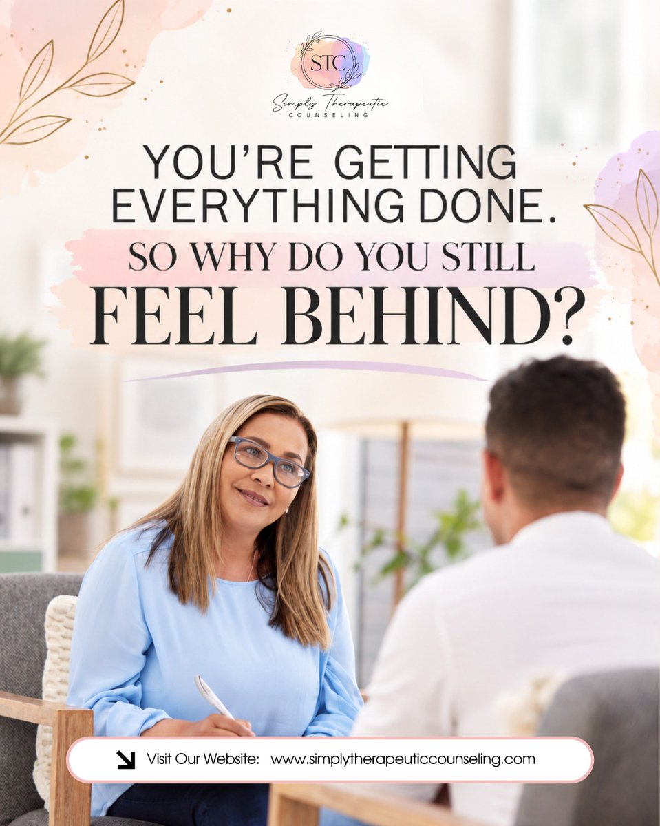 SimplyTherpeuti's tweet photo. 🧠 You crossed five things off your list… and somehow your brain is already reminding you about the next ten.

Sometimes the pressure isn’t coming from how much you’re actually doing. 
.
📞 817-482-0537
.
.
#SimplyTherapeuticCounseling #MentalHealthSupport #Overwhelm https://t.co/EF2D850IRj