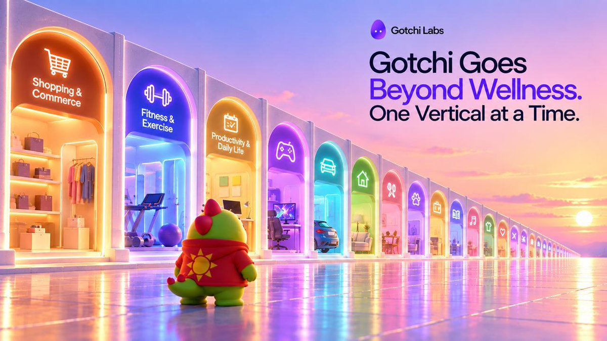Naz_Web3's tweet photo. Good morning everyone 

gotchi starts with health and wellness but the vision goes much further

@sleepagotchi is the first live vertical and it already gives users a real way to interact with the gotchi ecosystem

the next areas include shopping and commerce fitness and exercise productivity and daily life

what i like is that gotchi is not trying to launch everything at once

each new vertical can grow based on real user demand engagement and how people actually use the product

one vertical at a time with room to expand