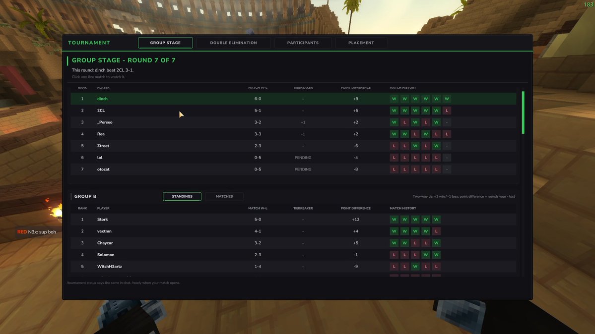 salttdev's tweet photo. Hytale's first tournament mod! 

You can play it at @HytaleFightClub :)

Multi-region servers, per arena instancing &amp; full automation. #hytalemodding #hytaledev https://t.co/hiTuETx8Tu