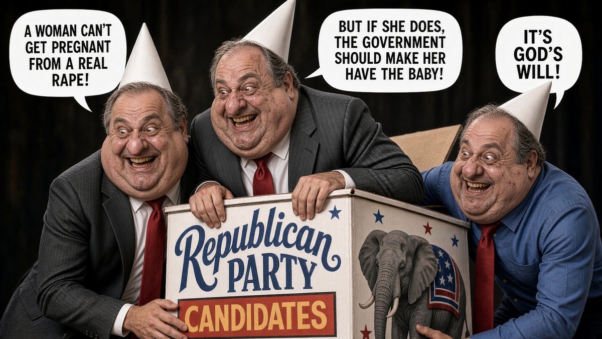 LeftoverNews's tweet photo. @GOP__Ls Republicans pretend to be Pro-Life but are really #ProRape https://t.co/9qcDPYkT2M