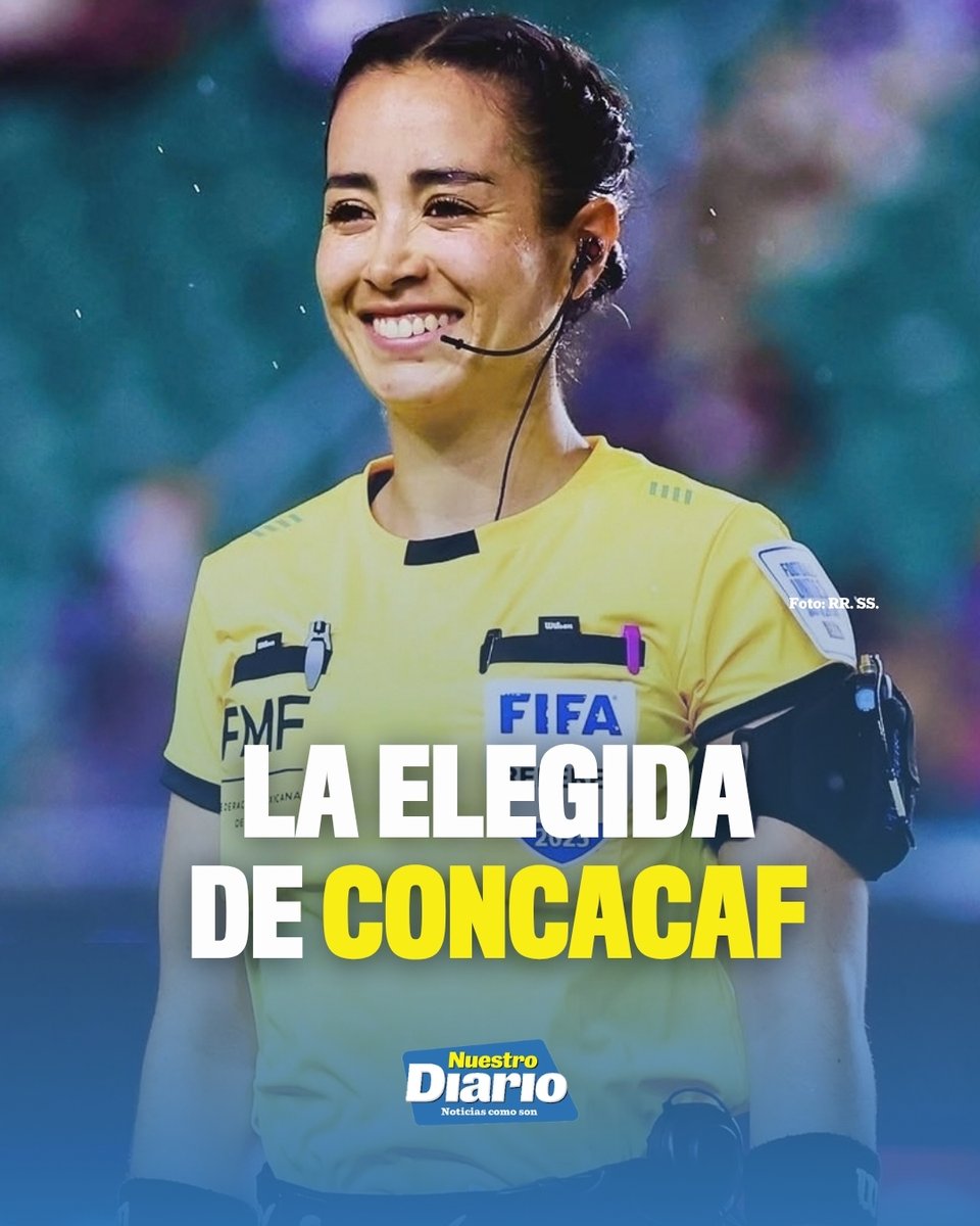 NuestroDiario's tweet photo. DEFINEN CUARTETA ARBITRAL ✅️😳⚽️🇬🇹🇸🇷

La mexicana Katia Itzel García fue designada por Concacaf como árbitro central para el duelo de este viernes entre Surinam y Guatemala.

📌La acompañan sus compatriotas Sandra Ramírez y Karen Díaz, como asistentes, y Daniel Quintero será el cuarto juez.

📸RR. SS. | #DeportesND