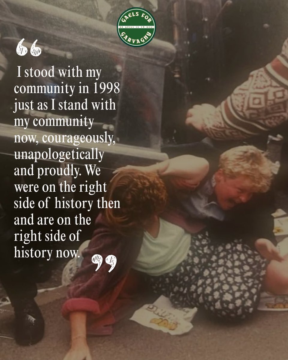 dreamdearg's tweet photo. “We were on the right side of history then and are on the right side of history now.”

Eileen Kelly, Garvaghy Road Resident

📸 Belfast Archive Project https://t.co/wO7WJm16iV