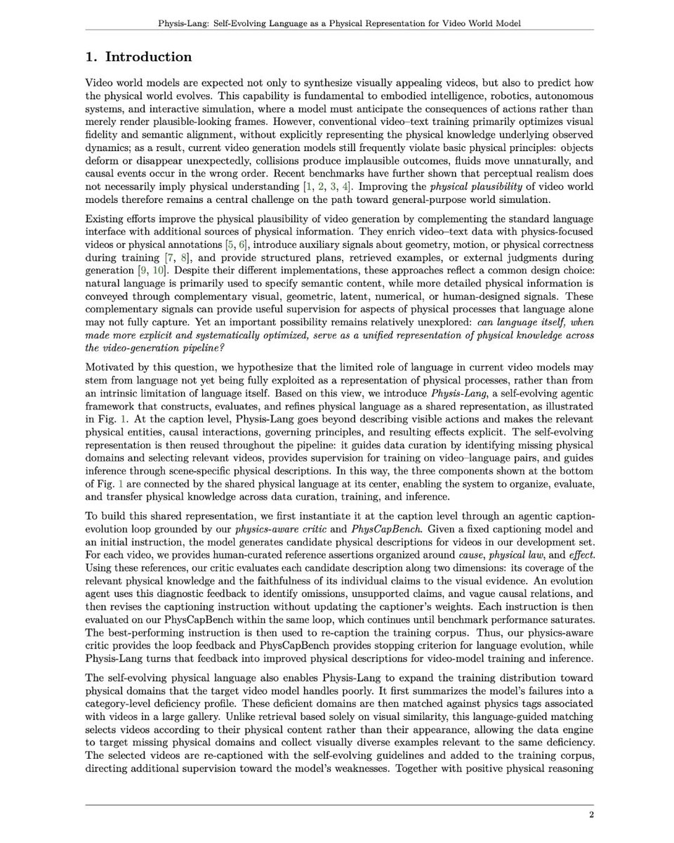 gp_pulipaka's tweet photo. Physis-Lang: Self-Evolving Language as a Physical Representation for Video World Model! #BigData #Analytics #DataScience #AI #MachineLearning #NLProc #LLM #IoT #IIoT #PyTorch #Python #RStats #TensorFlow #Java #JavaScript #ReactJS #GoLang #CloudComputing #Serverless #DataScientist #Linux #Programming #Coding #100DaysofCode
https://t.co/DakmkGAB56