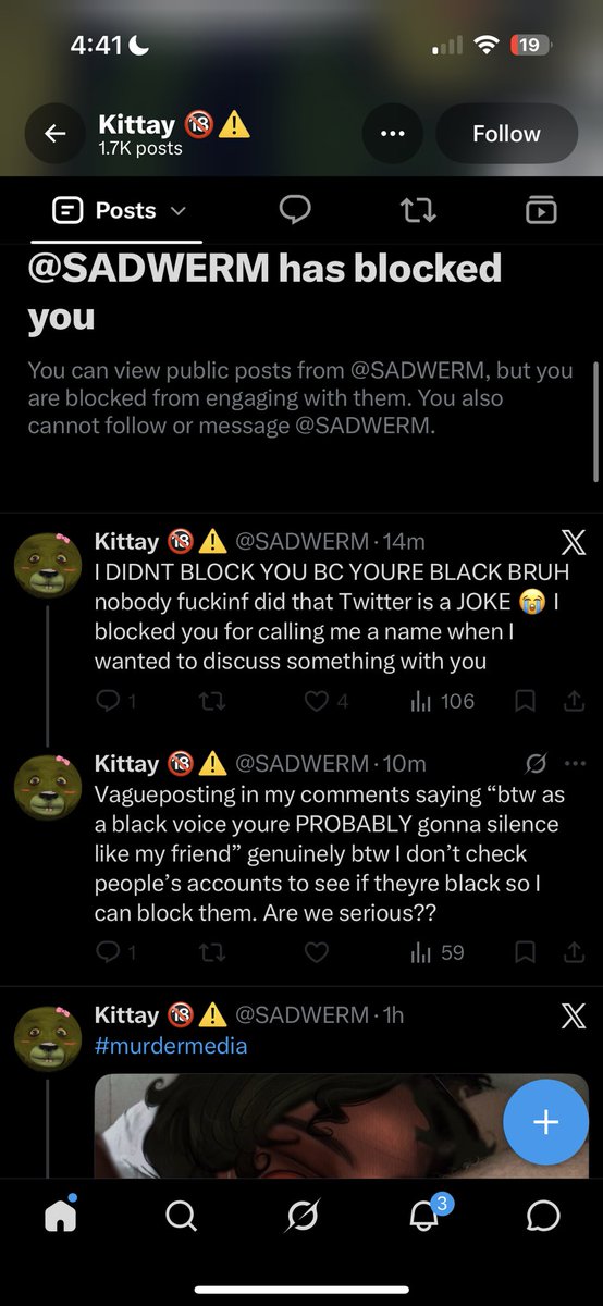 Vomoltron's tweet photo. @oncorcaprinae Mmm cause why is everyone talking about it getting blocked, didn’t even say anything to this person and just saw it 😒 like no, no one owes you kindness when you say stupid shit https://t.co/jVDCsjWCaJ
