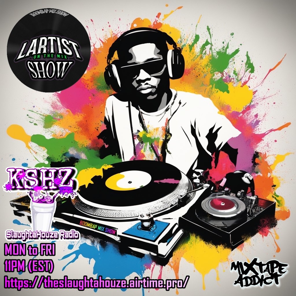 dj_Lotmix's tweet photo. 🚨LOTMIX SHOW-S8Ep06 by @dj_lotmix ft @DJKingFlow @napoleon_legend @IndigoPhoenyx @Blackstax @MDotBoston @__CRIMEAPPLE__ @imperetiv @MAD1ONE @SlikJack @bhramabull @ShabaamSahdeeq @nejmanefertiti @HarryShotta &amp;more
📅Weekdays 12AM(EST)
@Newmann_Dist 🇺🇸
🎧https://t.co/dYXyRG6i5S https://t.co/HqmGSwUtg4