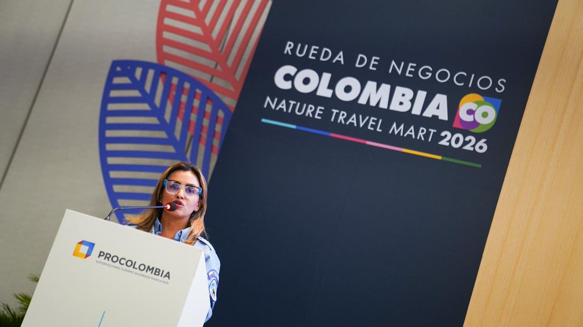 ParquesColombia's tweet photo. En el #ColombiaNatureTravelMart 2026, la subdirectora de Sostenibilidad y Negocios Ambientales, Ladys Noble, presentó nuestra apuesta por un turismo responsable y sostenible, conectado con la conservación y con la agenda de Agua, Biodiversidad y Comunidades.

Una visión en la que el ecoturismo genera oportunidades para las comunidades y, al mismo tiempo, aporta a la protección del patrimonio natural de Colombia.