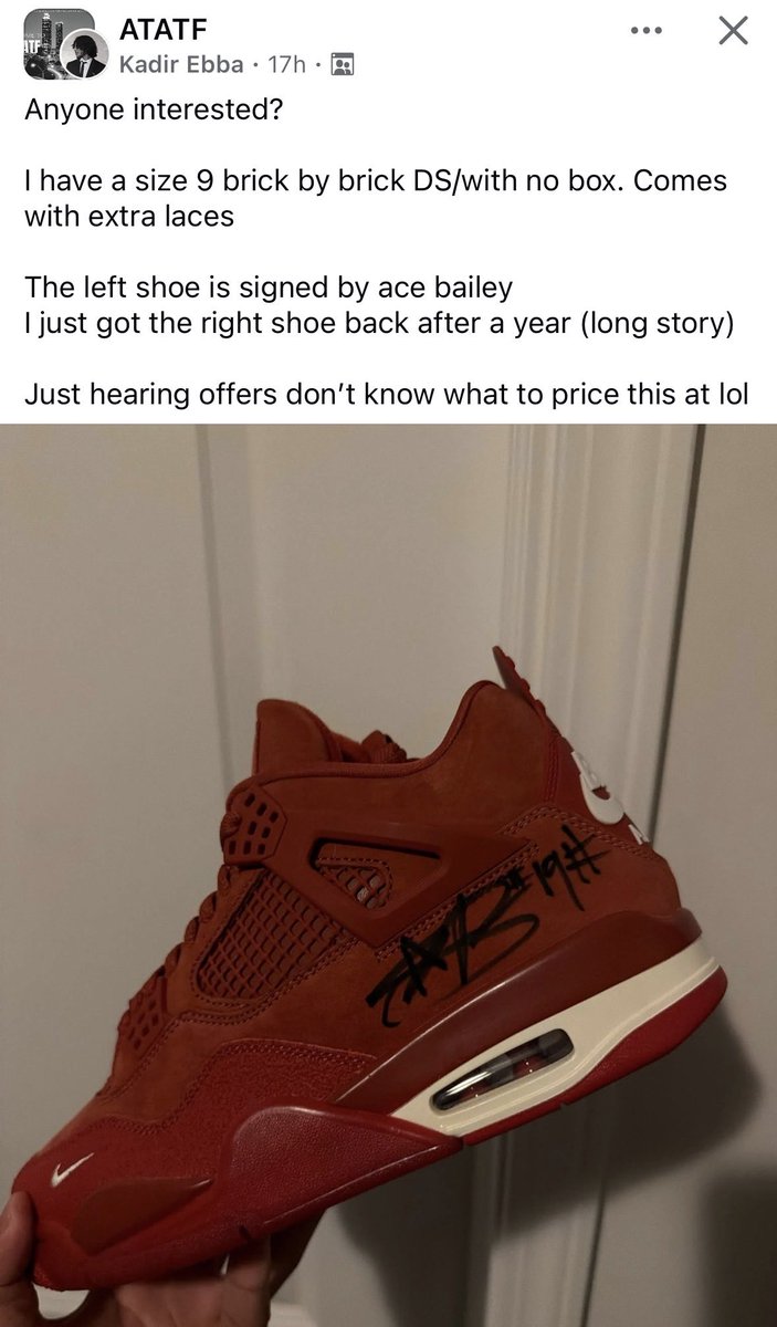 HORHEAD_Sales's tweet photo. Sneaker Facebook still undefeated lmfao https://t.co/O9uU3ATJ2f