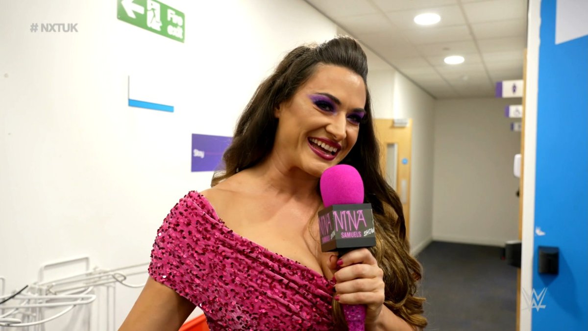 NXTUK_Legacy's tweet photo. Sept. 30, 2021:
At BT Sport Studios, Dave Mastiff & Jack Starz found themselves as the first guests on the #NinaSamuelsShow, and quietly walked away when host Nina Samuels continued to talk about her issues with Amale and Blair Davenport. #NXTUK
πΈ WWE https://t.co/qoOdZABH2G