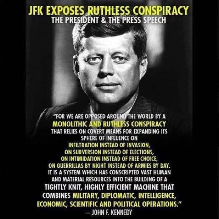 DMashak's tweet photo. THOSE WHO MAKE PEACEFUL REVOLUTION IMPOSSIBLE, MAKE VIOLENT REVOLUTION INEVITABLE - Liberal Constitutionalist Democrat President, JOHN F KENNEDY
If you want the best chance at avoiding violent revolution, get out and vote.
FURTHER, DON'T BLINDLY FOLLOW THE CROWD, THINK FOR YOURSELF. 
THE CRAP MAINSTREAM MEDIA, BIG TECH AND THE POLITICAL ESTABLISHMENT SPEWS IS ALL JUST A PSYOPS OPERATION TO DISTRACT AND MANIPULATE YOU.
FOCUS ON EXISTENTIAL ISSUES, NOT EMOTION PROVOKING ISSUES.
READ HERE WHAT THE END GOALS OF PROGRESSIVE GLOBALISM ARE, AND ASK YOUR SELF, ARE THE PETTY ISSUES THEY ARE DUPING YOU WITH MORE IMPORTANT THAN DEFEATING THE EVIL AGENDA OF THE RICH, PROGRESSIVE GLOBALIST ELITE PATRIARCHY? https://t.co/2O2BlPxkot.
YOU DECIDE AND THEN YOU VOTE ACCORDINGLY.
AS FOR ME, I WOULDN'T VOTE FOR ANY DINOs, RINOs, or PROGGLOBS.