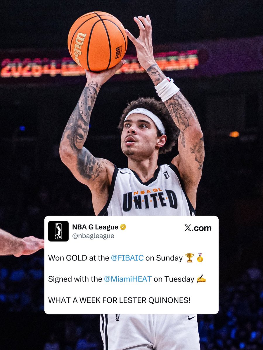 FIBAIC's tweet photo. Effort-Les 😌 Lester Quinones just shot his way into the All-Star 5 too, just saying

#IntercontinentalCup https://t.co/6NePOjZGQd