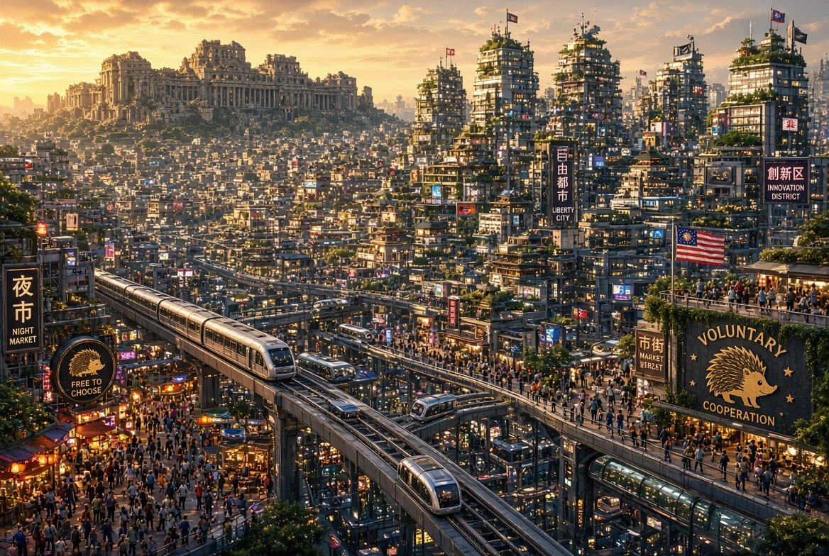 femboyliberty's tweet photo. "create an image of what the world would look like if I were in charge, based on my tweets" https://t.co/b9yVQZzJ1N