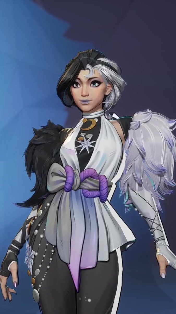 NolaeLunaSnow's tweet photo. Since the black&amp;white chroma of lunas new lunar skin reminds me of her nolaehaneun Manyeo skin…

Day 36 of asking for another rerun of the season 2 battlepass !
Pleaseee @MarvelRivals @NetEaseGames_EN @NetEaseGames_JP @zingodude 
#MarvelRivals #rivalstwt #lunasnow https://t.co/MFw4Dmg4j0