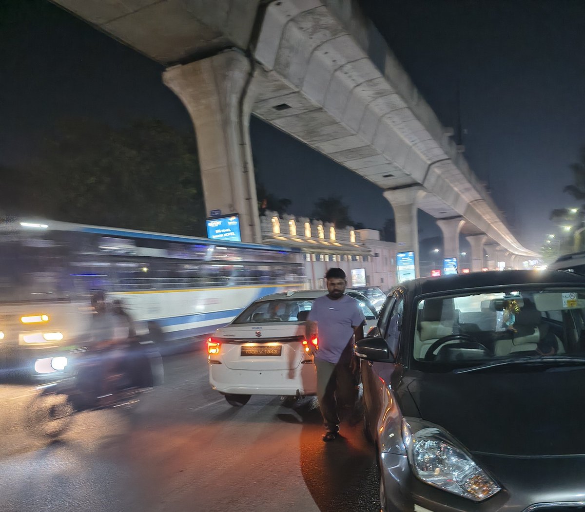 XwitterY's tweet photo. TG08V 1843

Wrong Route... Busy traffic at Genpact Uppal office road... Not a service road but main road...

Take immediate action #TrafficRules https://t.co/FyNcTMaZRe