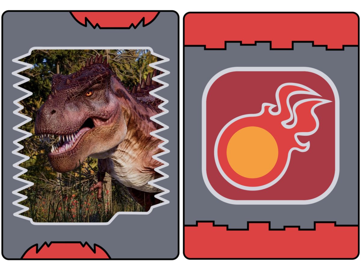 MathzillaRex's tweet photo. Tarbosaurus (Camp Cretaceous) Card https://t.co/zgMeITkJ0M