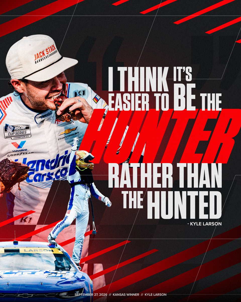 TeamHendrick's tweet photo. Survival of the fittest. https://t.co/1fqAsjMBEZ
