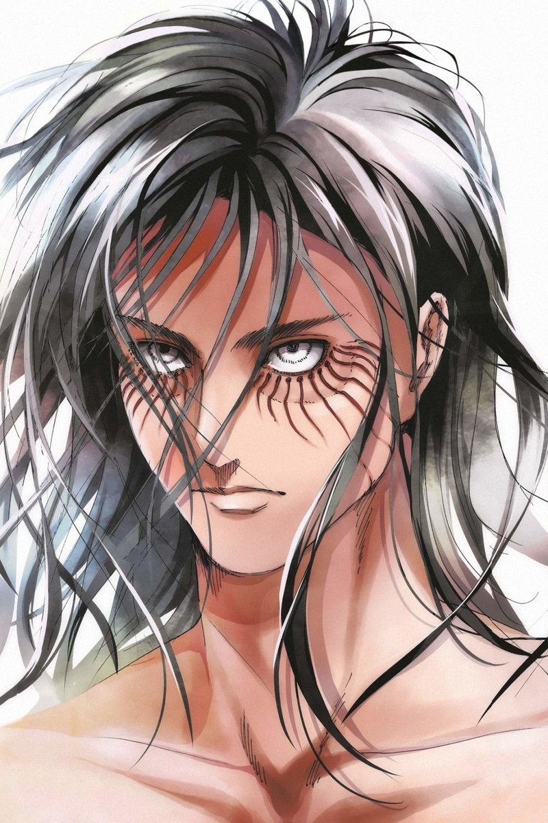 mikaqvia's tweet photo. can’t stop thinking about eren with black hair and grey eyes https://t.co/vfu48XRqTR