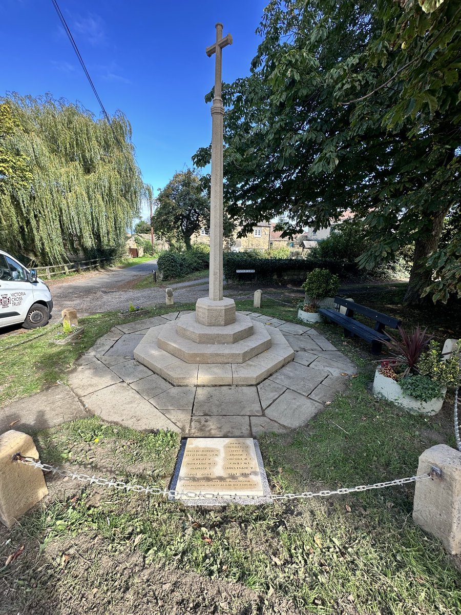 VCTrust's tweet photo. Earlier this year we cleaned the Clayton memorial and advised on how to ensure the names on were best maintained.

Today we placed a plaque next to the memorial bearing the names of those who gave their lives in two world wars to maintain the integrity of the original engraving. https://t.co/mBdKYbqnGC