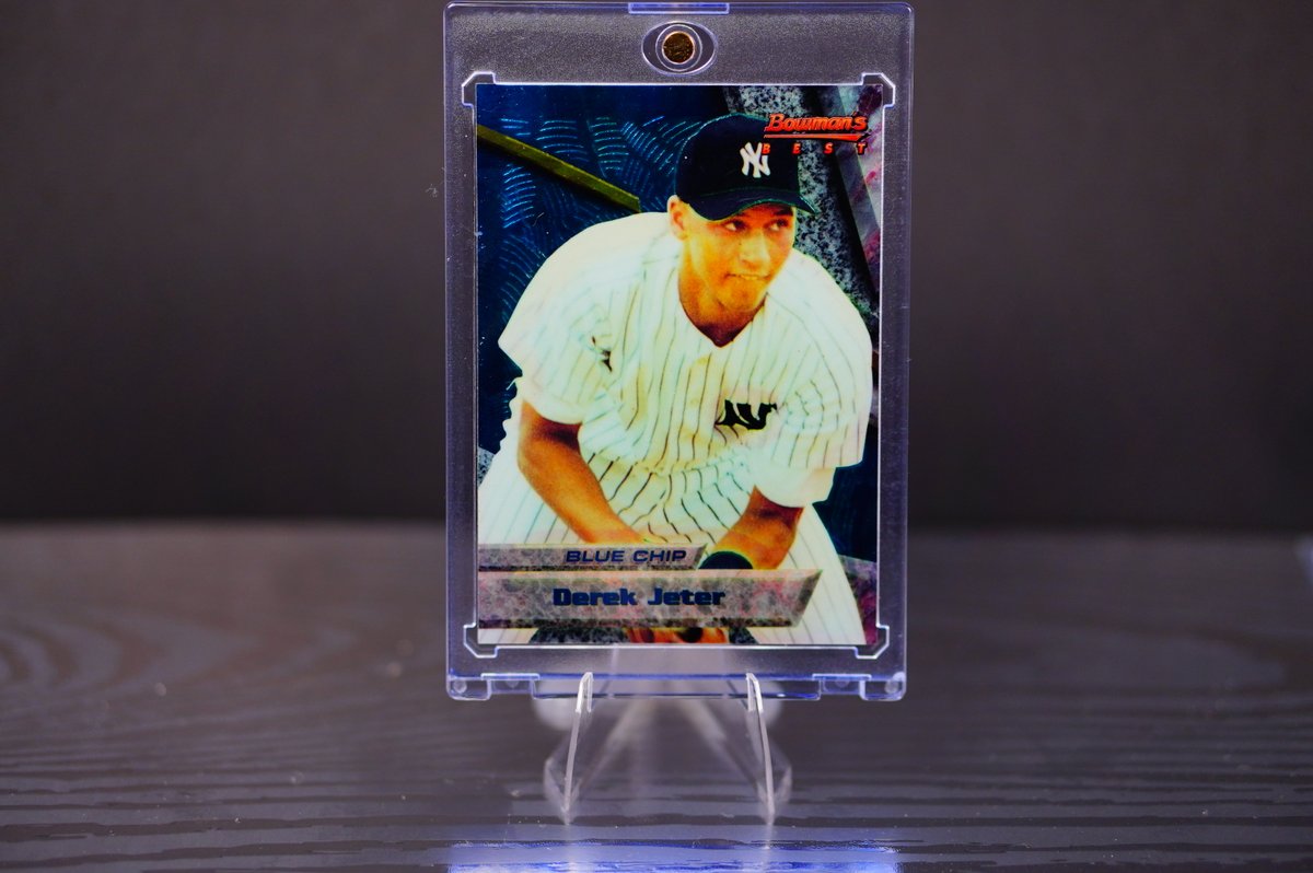 HarpoonHobbyCo's tweet photo. ⚾ 1994 Bowman's Best Derek Jeter Blue Chip #2

Just dropped on IG → https://t.co/JRcTi6JOcI

More cards: https://t.co/2FndiH4gsD https://t.co/nmv5izT2rS