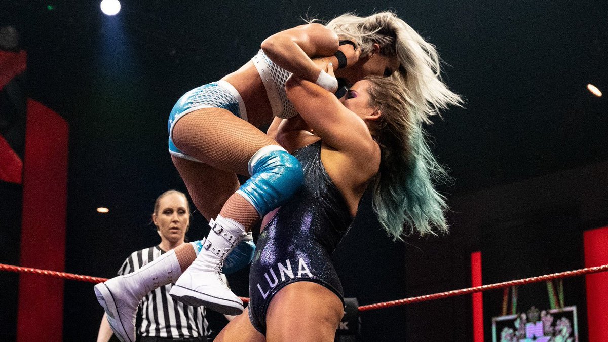 NXTUK_Legacy's tweet photo. Sept. 30, 2021:
At BT Sport Studios, Dani Luna defeated Xia Brookside with an innovative powerbomb for her most significant win to date in #NXTUK.
πΈ WWE https://t.co/Sg2R1PiZxh