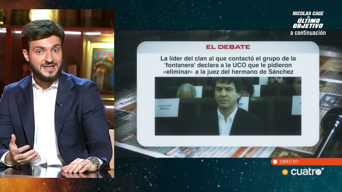 navedelmisterio's tweet photo. La líder del clan al que contactó el grupo de la 'fontanera' declara a la UCO que le pidieron «eliminar» a la juez del hermano de Sánchez @entrammbasaguas @eldebate_com 
https://t.co/iNMuYqTSf7 #Horizonte https://t.co/SCdIerQYKi