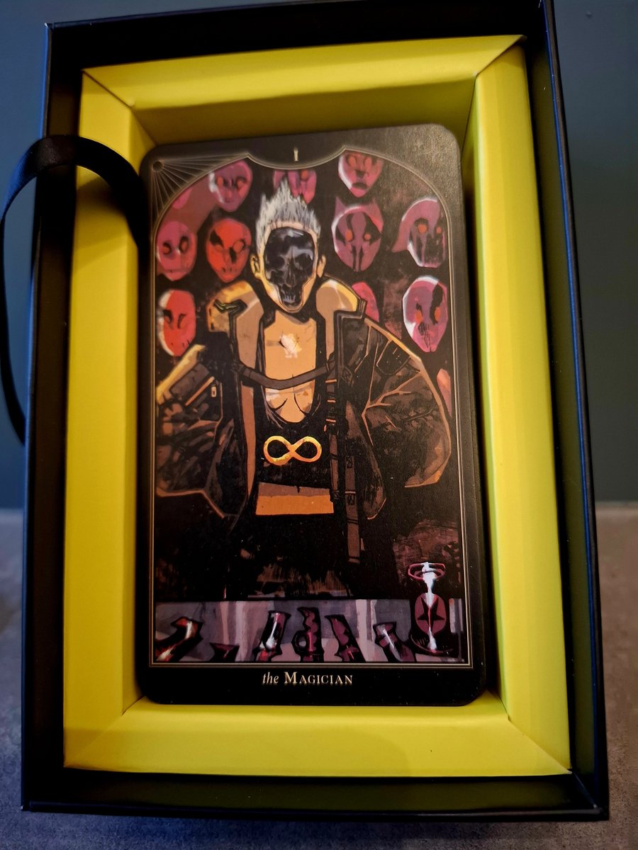 Getyourgenki's tweet photo. Finally! 
#cyberpunk2077 #tarot
Since I first played this game I somehow wanted these tarot cards and they turned out so beautiful! https://t.co/da5lDOYz70