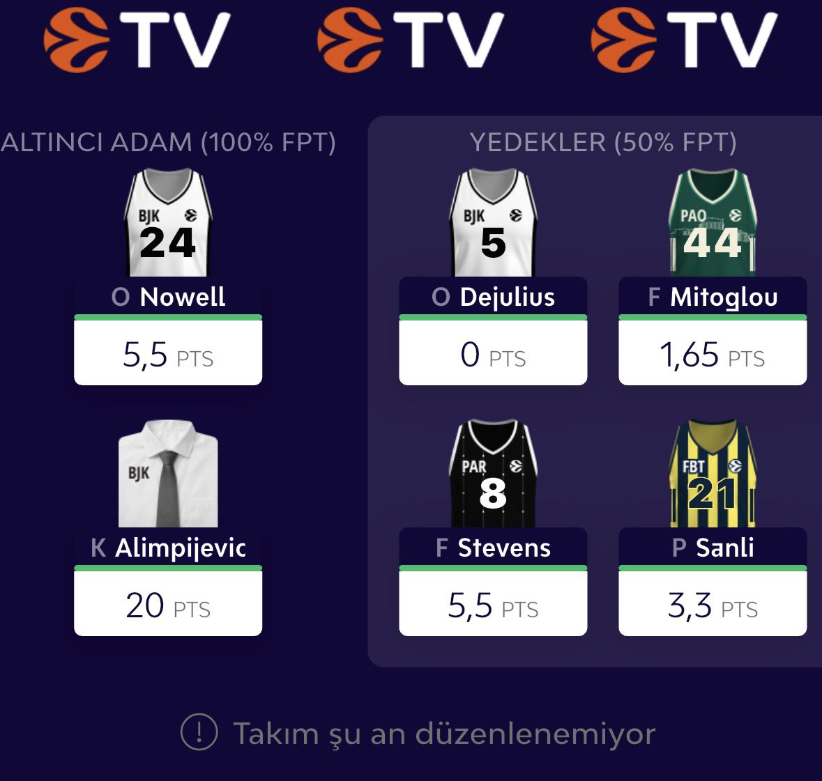KemalistTengri's tweet photo. Bide arkadaşlar 🦅🦅

Euroleague fantasy takımım nasıl? Futboldan geliyorum çok bildiğim yok 😭😭 biraz kötü dimi. Peki hangi oyuncular çok iyi euroligde bilen varmı. 

Takım ismim de bi gerçek bu arada bu sezon biz hem süper ligi, Türkiye kupasını, Avrupa ligini kazanca hemde BSL ve euroligi kazancaz 🤫🤫🤫

De Julius normalde bench warmer gibi mi?