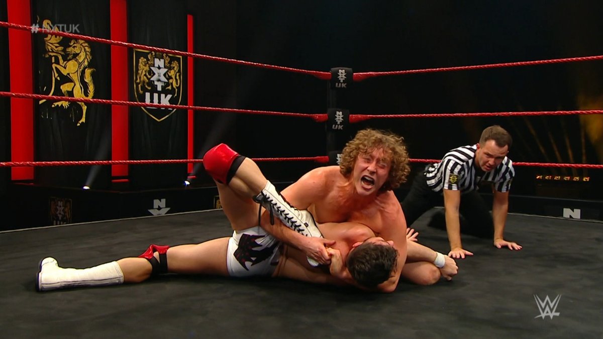 NXTUK_Legacy's tweet photo. Sept. 30, 2021:
At BT Sport Studios, Charlie Dempsey made his highly anticipated in-ring debut, defeating Josh Morrell with an innovative submission hold. #NXTUK
πΈ WWE https://t.co/RnFVdm3Opy