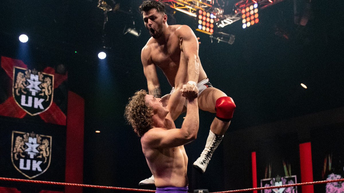 NXTUK_Legacy's tweet photo. Sept. 30, 2021:
At BT Sport Studios, Charlie Dempsey made his highly anticipated in-ring debut, defeating Josh Morrell with an innovative submission hold. #NXTUK
πΈ WWE https://t.co/RnFVdm3Opy