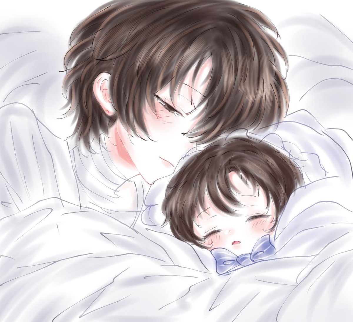 Angelina424442's tweet photo. Sweet moments 🌸

#BSD #Dazai  #中太 https://t.co/5aFY21PvQI