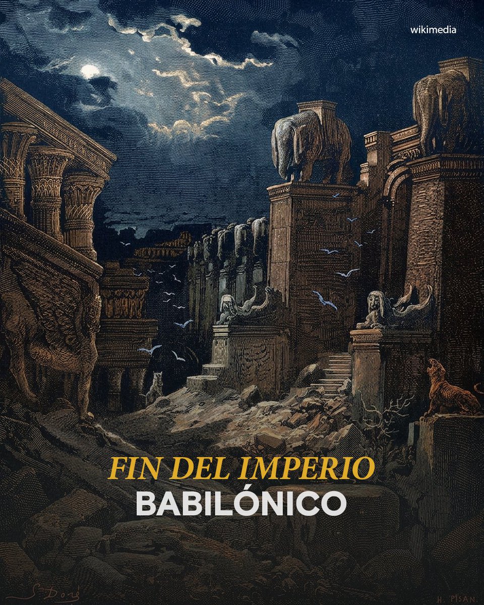 HistoryLA's tweet photo. #HoyEnLaHistoria En 539 a. C., Babilonia caía ante el Imperio persa, en un episodio que marcó el final del dominio neobabilónico sobre una de las ciudades más importantes del mundo antiguo. https://t.co/mxdLNs3o8M