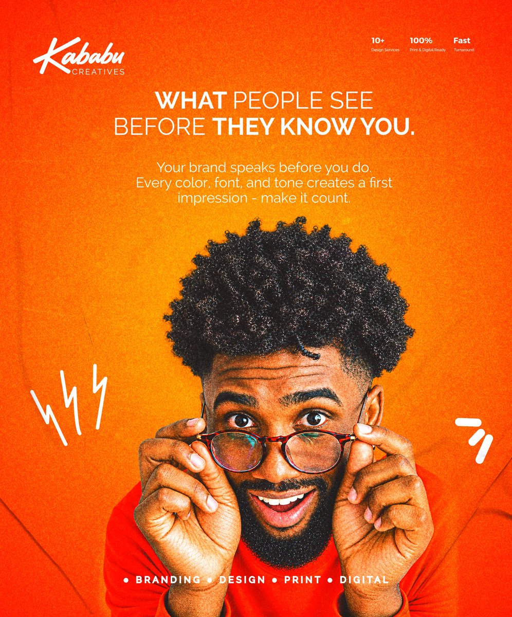 KababuCreatives's tweet photo. Your brand speaks before you do. 👀

Every color. Every font. Every detail.
Make the first impression count. 🎨🔥

#GraphicDesign #Branding  
 #BillboardDesign #CreativeDesign https://t.co/hz4xlZXVuY