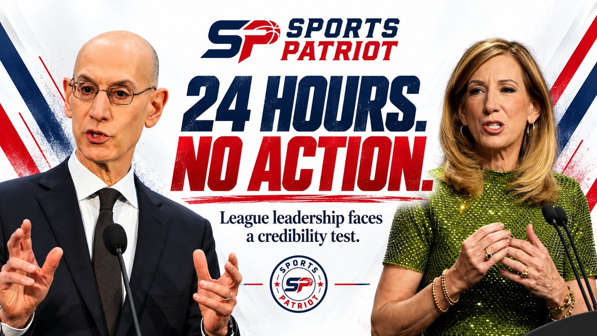 SportsPatriotUS's tweet photo. 🚨 THE SILENCE FROM THE WNBA IS BECOMING DEAFENING.

We are well into the next day after one of the most serious player-fan incidents of the WNBA season.

The video is everywhere.

National media has picked it up.

A’ja Wilson left the court and entered the spectator area to confront a fan.

Las Vegas Aces players rushed toward the confrontation, including bench players who left the bench area.

Arena security investigated the fan and found no violation of the Fan Code of Conduct.

Meanwhile, the WNBA rulebook is sitting there in black and white.

Deliberately entering the stands requires an automatic ejection.

Players leaving the immediate vicinity of the bench during an altercation face a minimum one-game suspension.

The NBA has enforced these boundaries repeatedly and swiftly, including during the playoffs.

Yet here we sit.

Silence.

No explanation.

No announcement of a review.

No clarification of how the rules apply.

No statement about fan safety.

No indication that one of the biggest stars in the league will face any meaningful accountability.

This is exactly how a professional sports league destroys its own credibility.

Cathy Engelbert is nearing the end of a commissionership already defined by controversy over officiating, discipline, consistency and trust.

This incident now lands directly on her desk.

Handle it correctly and the WNBA can finally demonstrate that the rulebook applies to everyone.

Ignore it, minimize it or invent some technicality to avoid consequences, and it becomes one more stain on a tenure desperately in need of accountability.

And Adam Silver does not get to stand outside this one either.

The NBA and WNBA are institutionally connected. Silver has enormous influence over the direction of this league and will play a central role in what comes next after Engelbert.

The NBA has spent decades establishing one of the clearest boundaries in professional basketball:

PLAYERS DO NOT GO INTO THE STANDS.

The reason is obvious.

Once that boundary disappears, player safety, fan safety and control of the arena can disappear with it.

Silver knows that history better than almost anyone.

So where is he?

Where is the urgency?

Where is the leadership?

Where is the same institutional commitment to order, accountability and the integrity of competition that the NBA invokes when its own players cross these lines?

This is bigger than A’ja Wilson.

This is bigger than Game 3.

This is a test of whether the WNBA is finally prepared to operate like the major professional sports league it wants the public to believe it has become.

The league has spent two years asking millions of new fans to take it seriously.

Today would be an excellent day to return the favor.

Enforce the rules.

Address the public.

Protect the fans.

Hold the players accountable.

Set the standard for the next commissioner.

Because silence at this point is becoming an answer of its own.