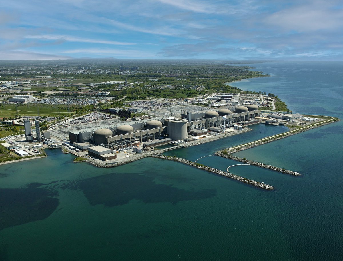 Sflecce's tweet photo. After generating over 40 years' worth of electricity, Pickering’s Unit 6 comes offline today for refurbishment, closing a remarkable chapter of powering Ontario.

Canada’s first commercial nuclear power station, and at one point in its early history, stood as the largest single nuclear generator in the world.

To the workers who made it possible, thank you.

Now we begin the next chapter, embarking on one of Canada's largest clean energy projects as we extend the life of Pickering for another 38 years while creating over 30,000 jobs.
