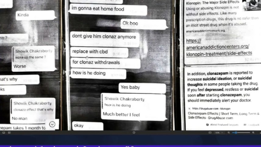 Tammy94336887's tweet photo. Deleted drug chats, Rhea &amp; Chowik plotting to destroy SSR
Heartbreaking 😭😭
Look at his condition 

#ArrestRheaChakraborty https://t.co/CUxECr1yf4
