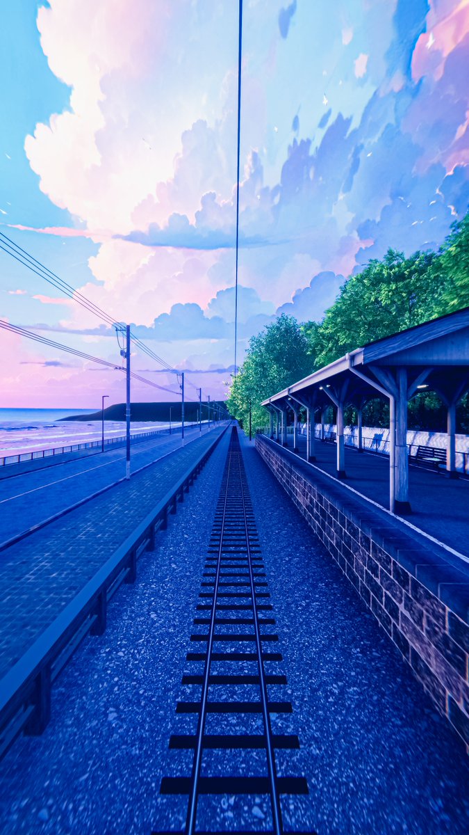 Neomance's tweet photo. Station Under The Amethyst Skies
アメジスト色の空の下の駅

World : Re.Aurora
Author : ひなの。

#VRChat_world紹介 #Neo写真 https://t.co/m03BLvIvUE